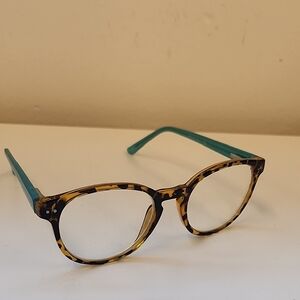 Foster Grant Glasses with Teal Accents